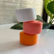 ظرف کرم دو جداره درپوش دار(سفید) 30 گرمی